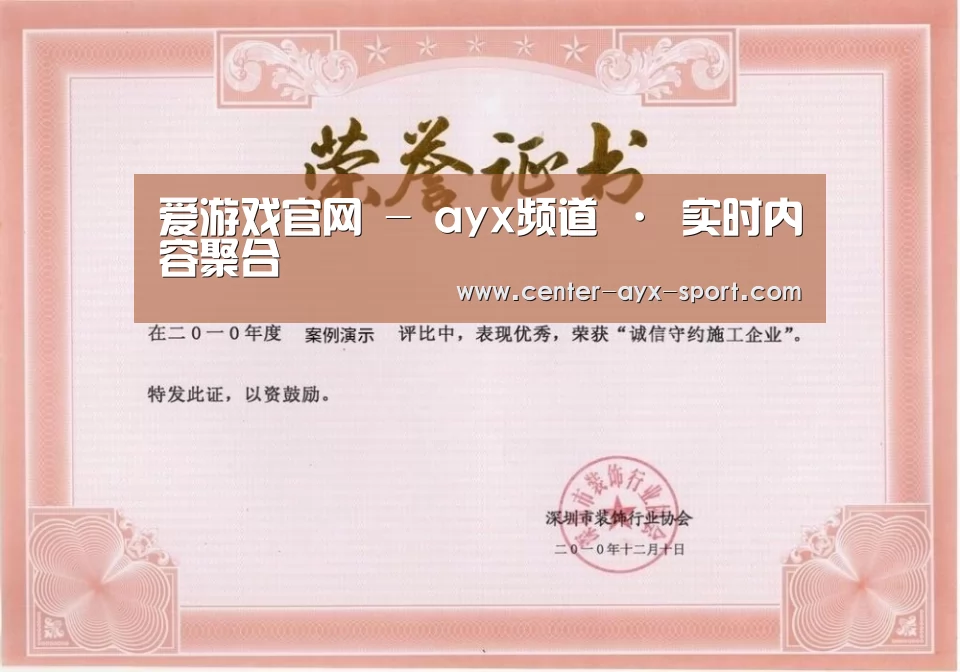 荣誉证书二