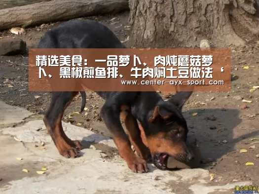 精选美食:一品萝卜、肉炖蘑菇萝卜、黑椒煎鱼排、牛肉焖土豆做法‘爱游戏首页’(图2) 爱游戏官网